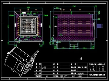 Основные запасные части печи для отпуска коробчатого типа и цикл их замены