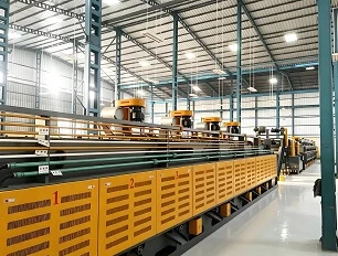 Тип Технологическая линия металлических деталей газонагревательной роликовой печи с сетчатым поясом