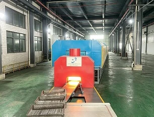 Печь для пайки в атмосфере непрерывного действия с сетчатым поясом мощностью 120 кВт 1150℃ для пайки